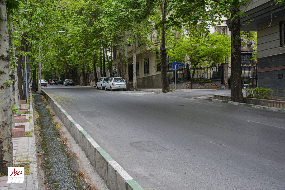 عکس خیابان دروس در تهران