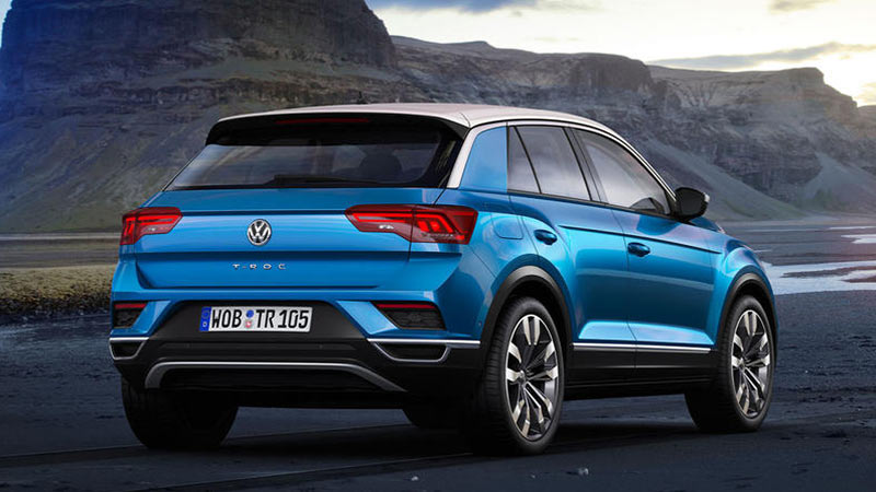 کراس اوور T-Roc با پلاک دیپلمات در ایران