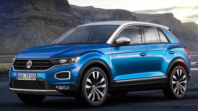 کراس اوور T-Roc با پلاک دیپلمات در ایران