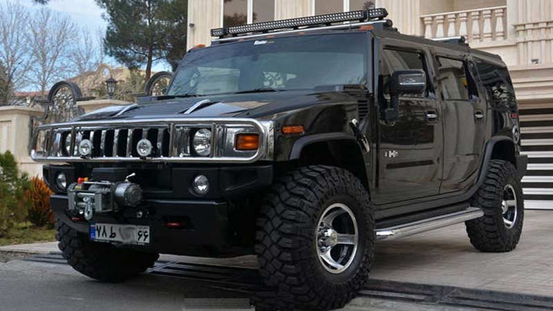 مقایسه هامر H2 با مرسدس بنز G63 و تویوتا لندکروزر VXR