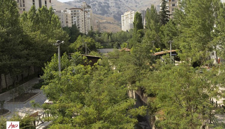 بوستانی در محله ولنجک تهران
