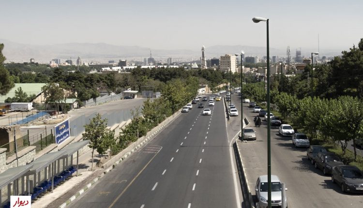 خیابانی در ولنجک تهران