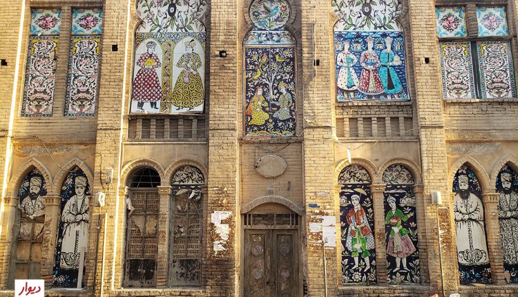 بناهای تاریخی در محله بهارستان