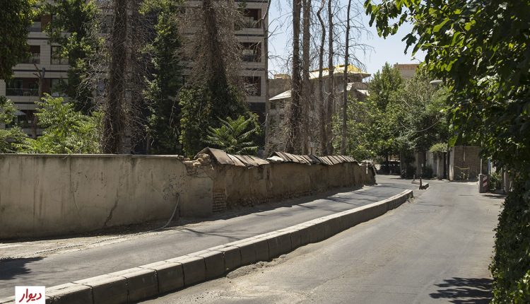خیابان در محله درکه تهران