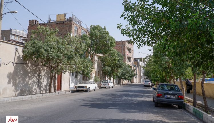 حیابانی در در محله جوانمرد قصاب تهران