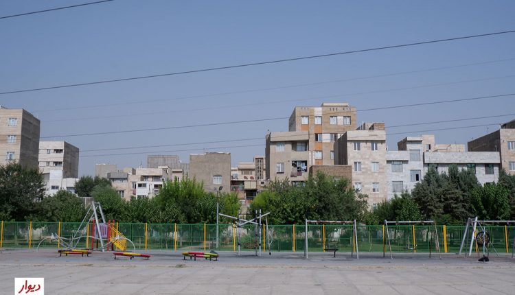پارک در محله جوانمرد قصاب تهران
