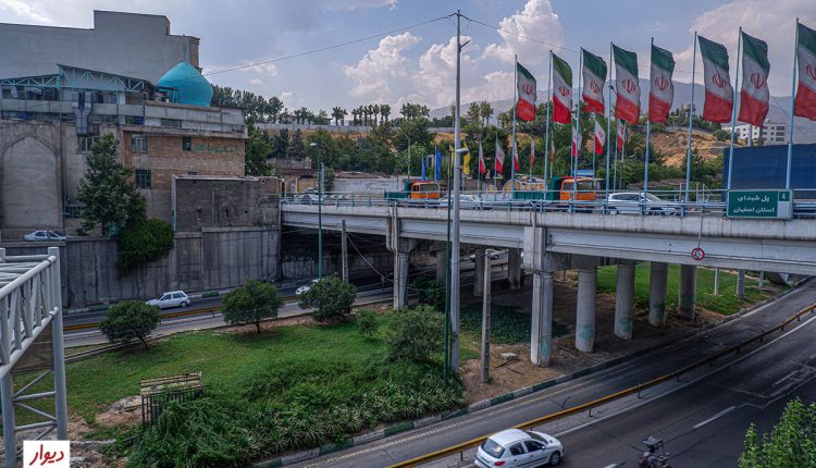 بزرگراه در محله لویزان تهران