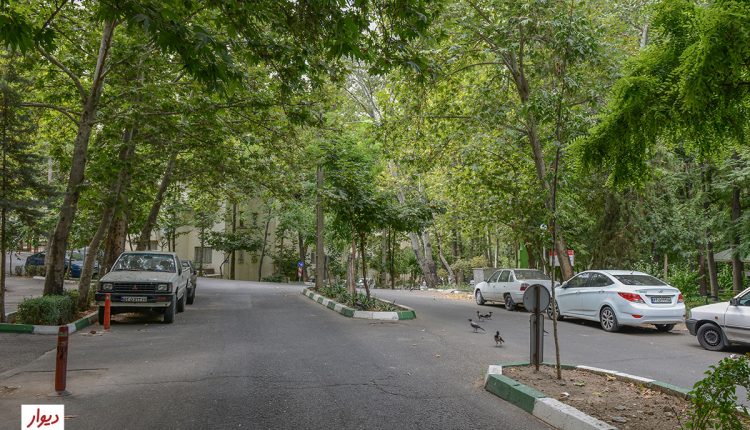 خیابانی در محله توانیر تهران