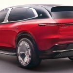 نمای پشت مرسدس مایباخ EQS کانسپت