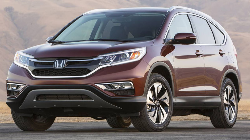 هوندا CR-V تیپ EX-L از نمای روبه‌رو