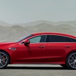 نمای جانبی مرسدس بنز AMG GT 63 S نسخه E پرفورمنس