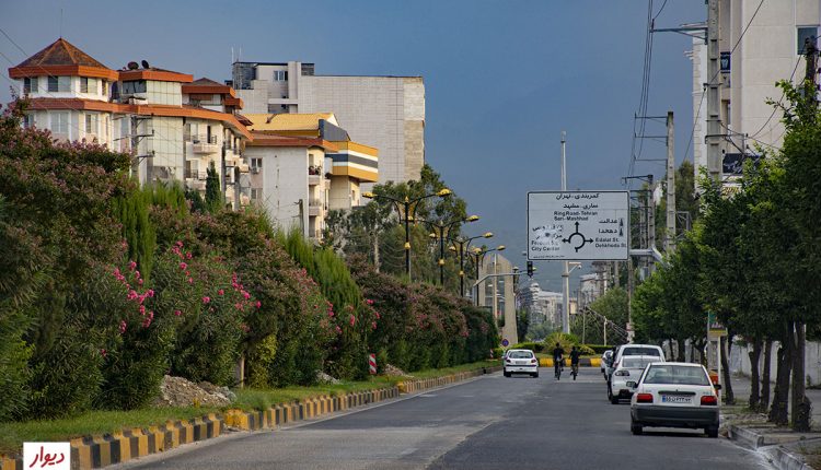 خیابان در شهر نوشهر