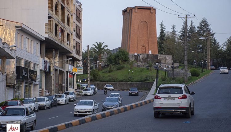 خیابانی در لاهیجان
