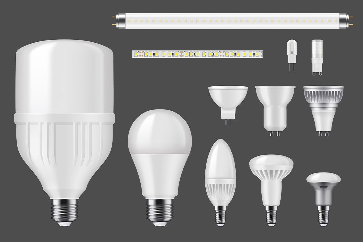 انواع سرپیچ لامپ - انواع لامپ لوستر