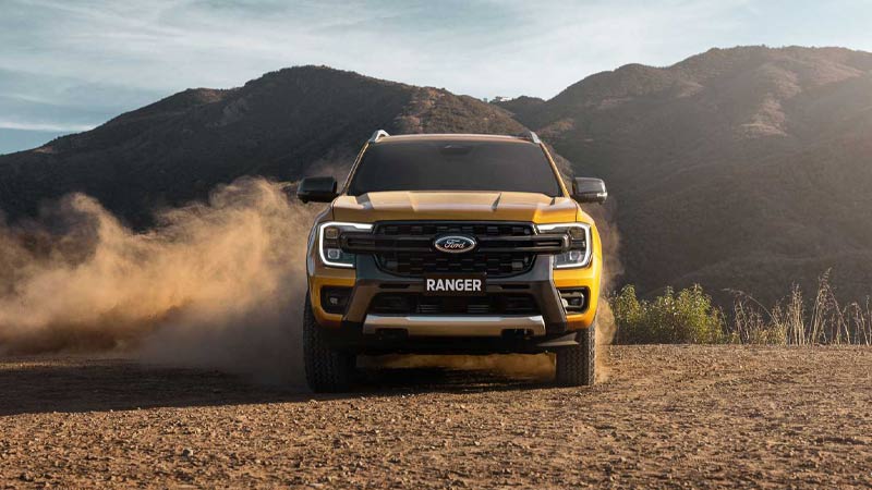 نمای جلو پیکاپ فورد رنجر (Ranger) ۲۰۲۲