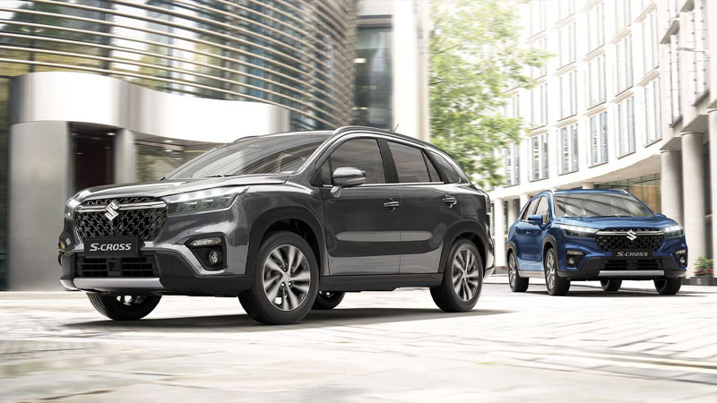 نمای روبه‌رو سوزوکی SX4 S-Cross مدل ۲۰۲۲