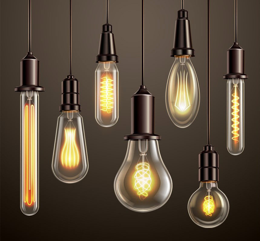 لامپ های فلامینیتی - انواع لامپ لوستر