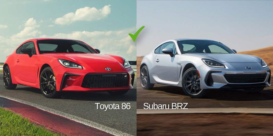 تویوتا ۸۶ در کنار سوبارو BRZ