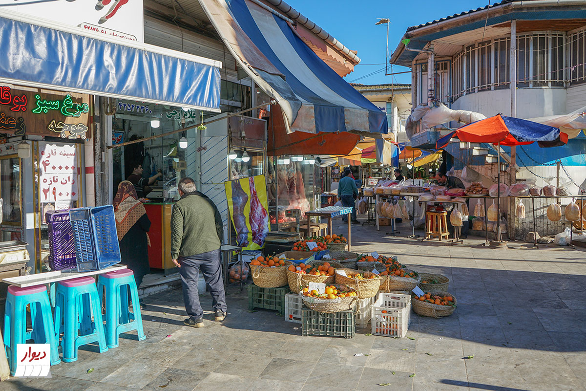 بازار روز در لنگرود