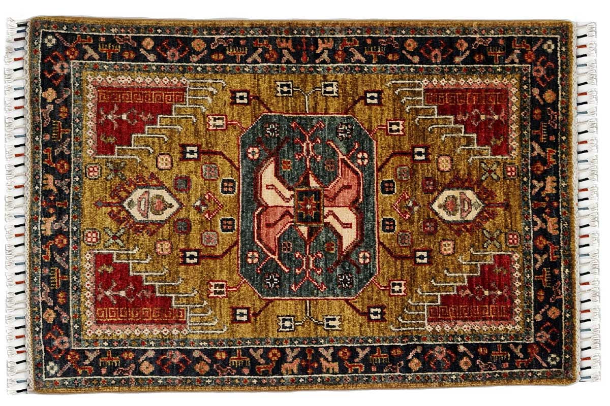 نمونه‌ای از فرش افغانستان - فرش افغانی